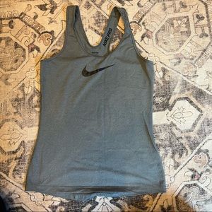 Nike medium gray workout tank top